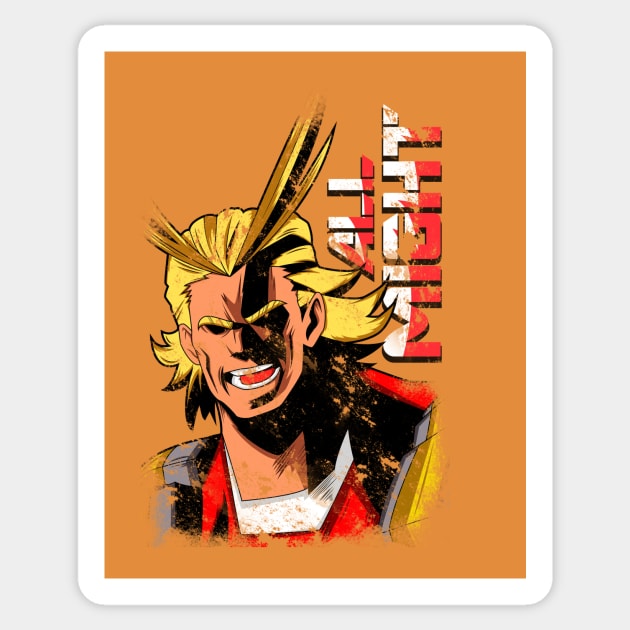 ALL MIGHT Sticker by Vezzia